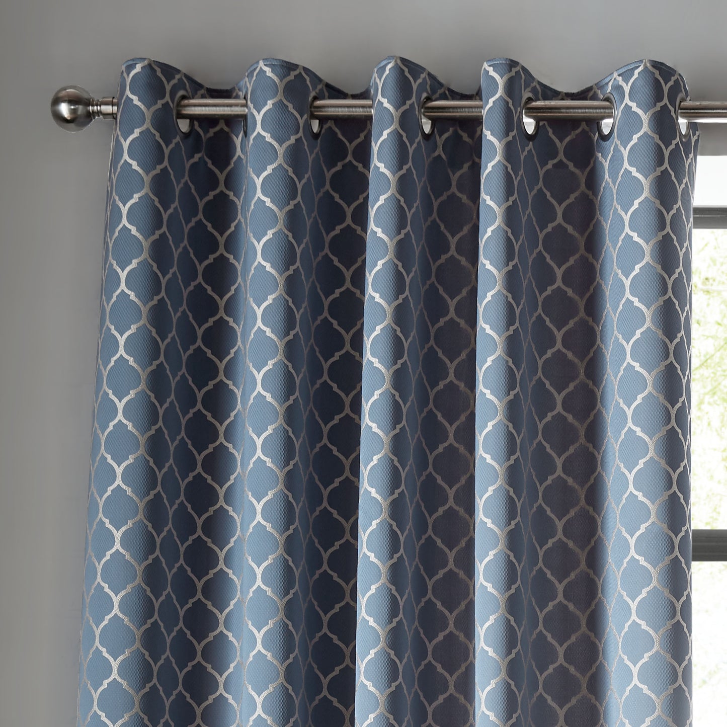 Aldbury Danube Eyelet Room Darkening Curtains