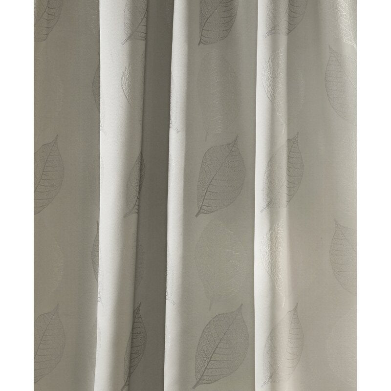Ashwell Silver Pencil Pleat Room Darkening Curtains