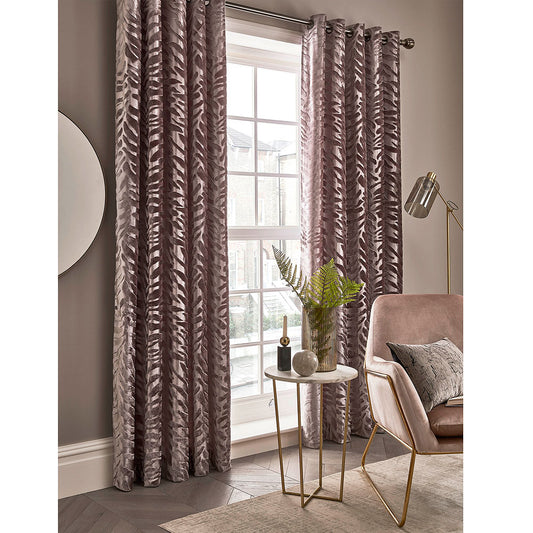 Jovan Plaster Velvet Eyelet Room Darkening Curtains