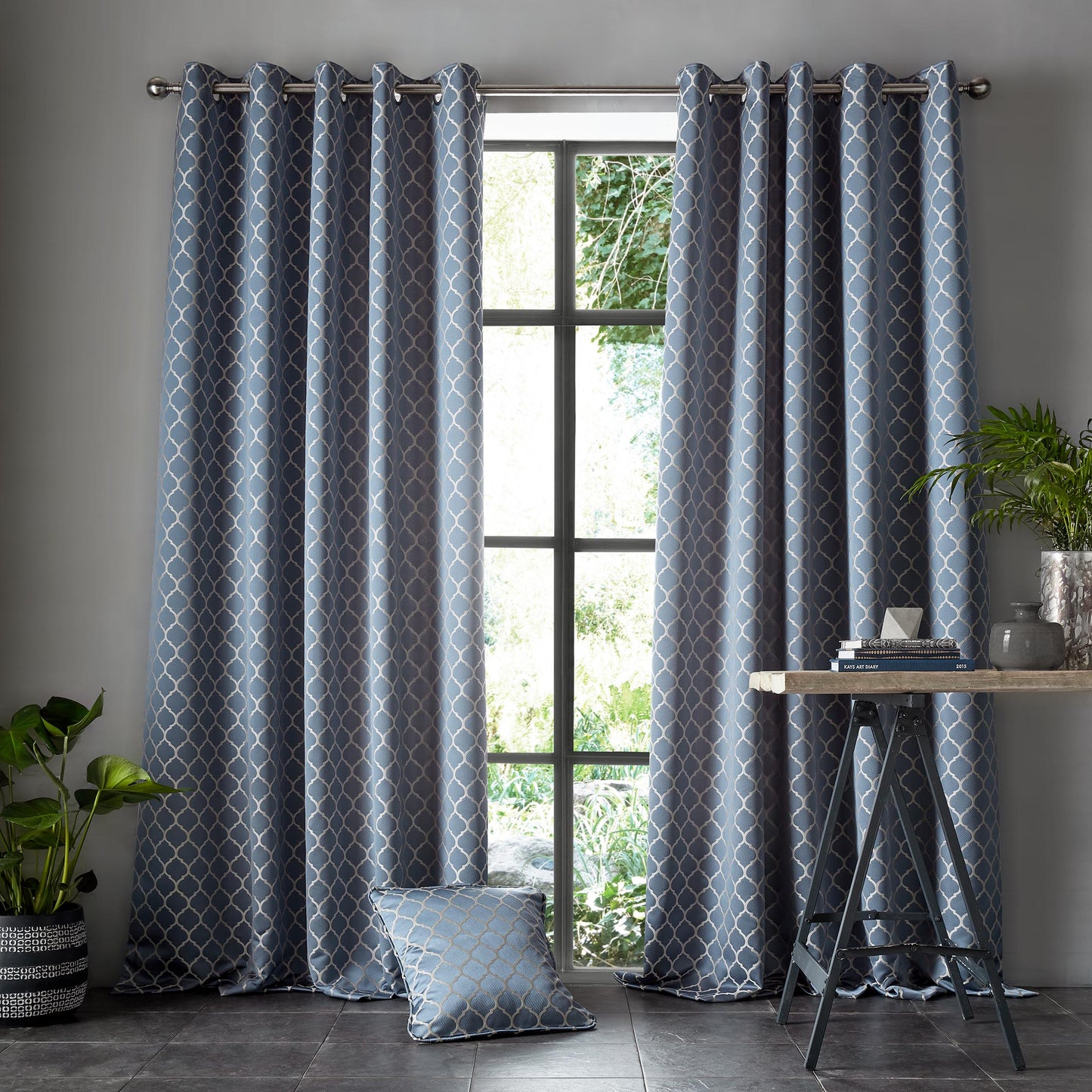 Aldbury Danube Eyelet Room Darkening Curtains