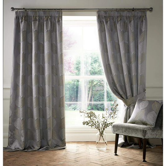 Ashwell Bronze Pencil Pleat Room Darkening Curtains