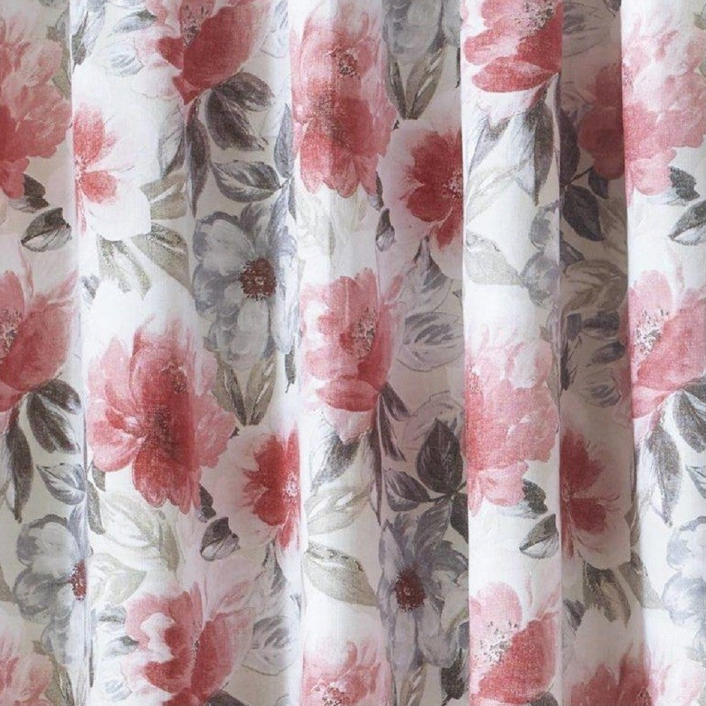 Sofia Scarlet Pencil Pleat Curtains